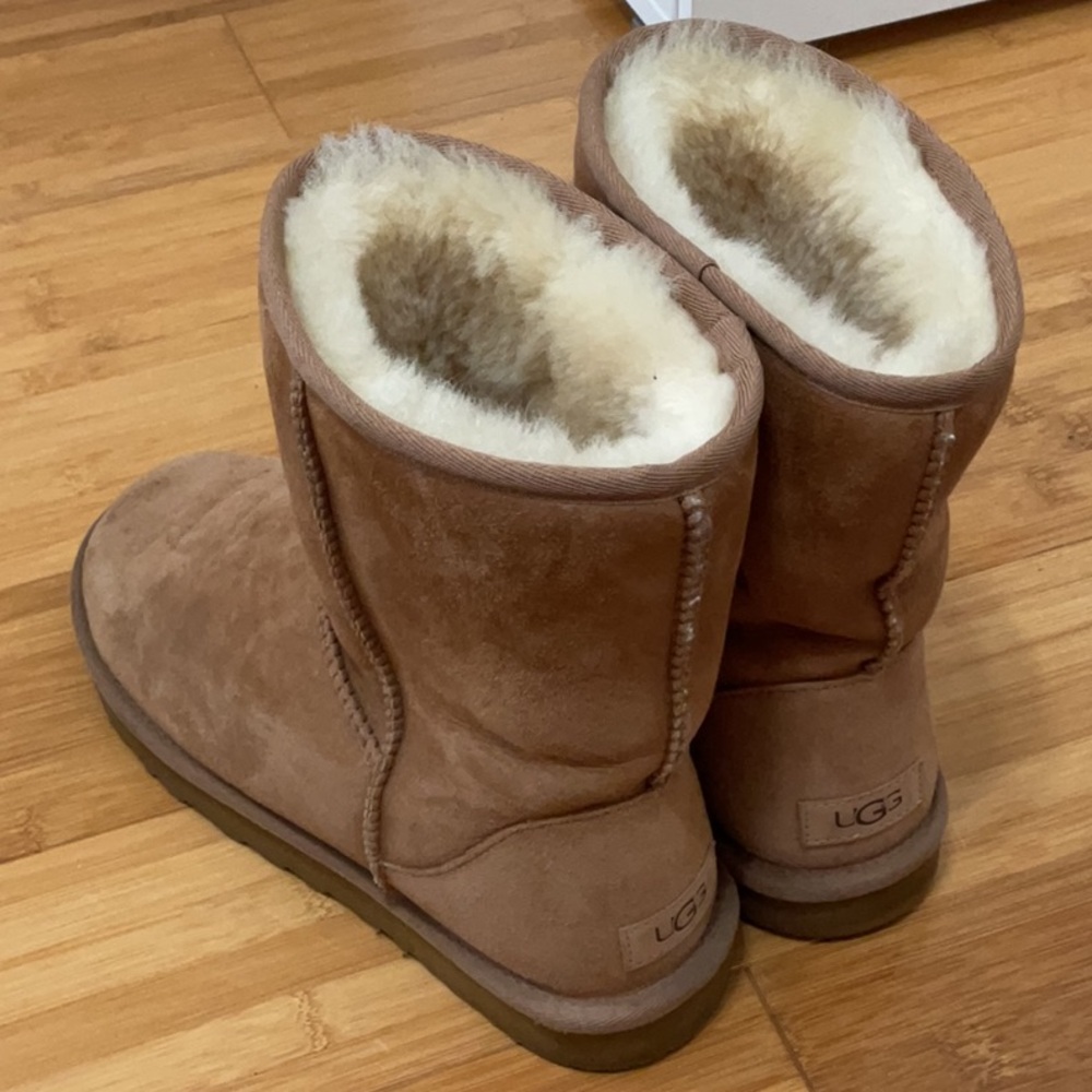 UGG Tan Shearling Boots